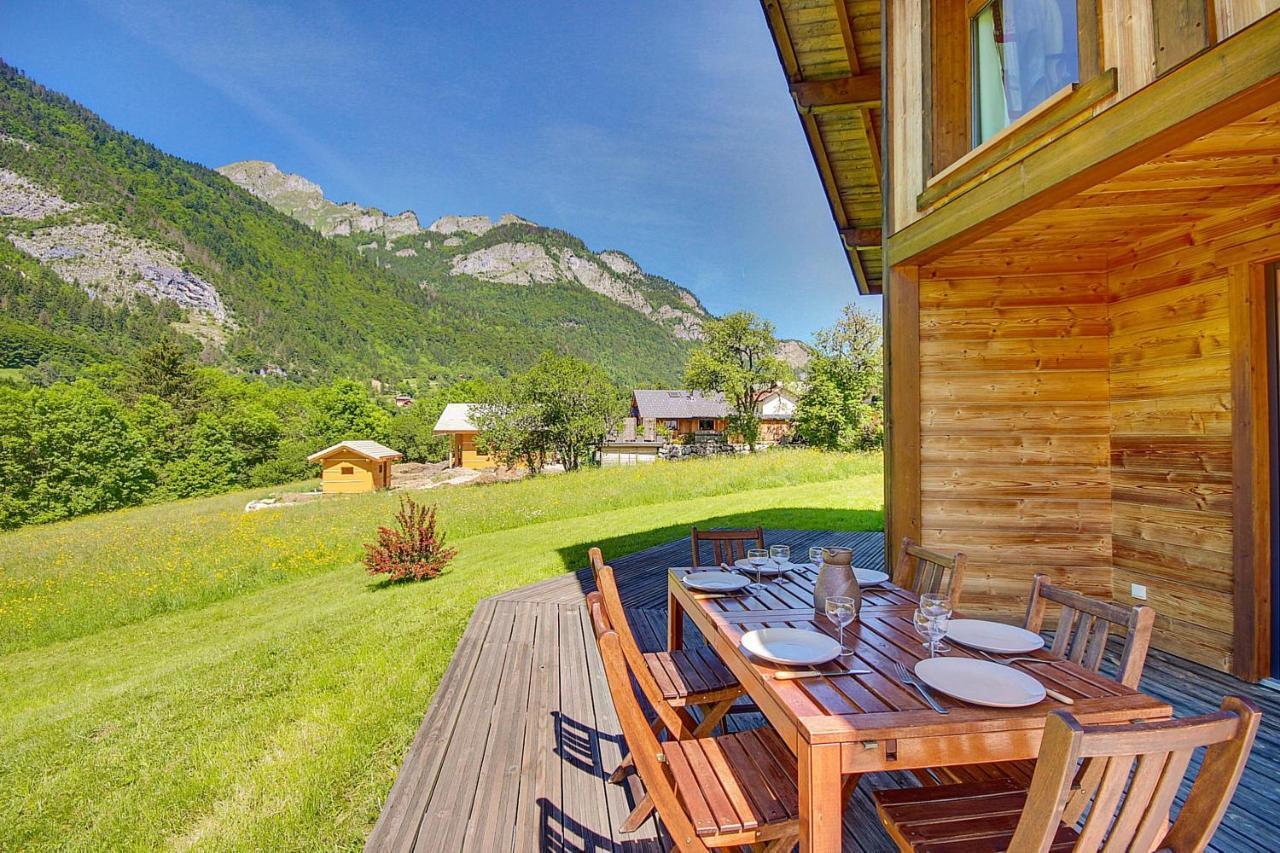 Chalet Wifi - Le Biot - 8 Personnes - Chalet Morand Exterior photo